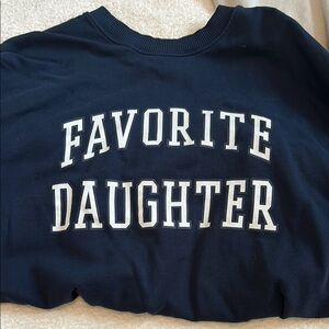 Favorite Daughter Navy Blue crew